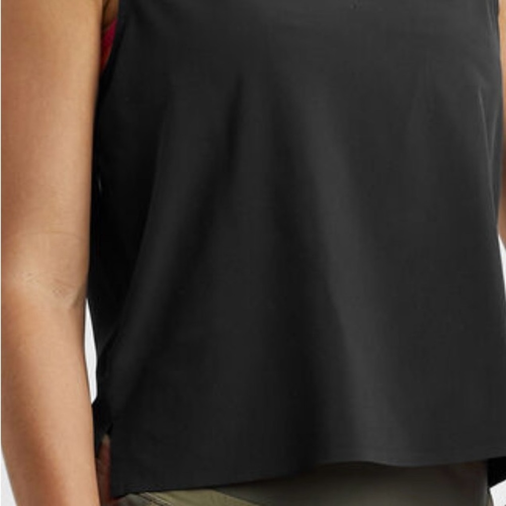 Title Nine Round Trip Tank Top, Black, Size Large, NWT